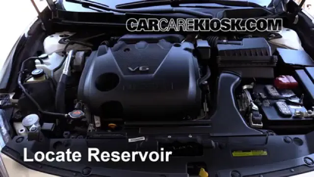 2016 Nissan Maxima SR 3.5L V6 Líquido limpiaparabrisas Agregar líquido